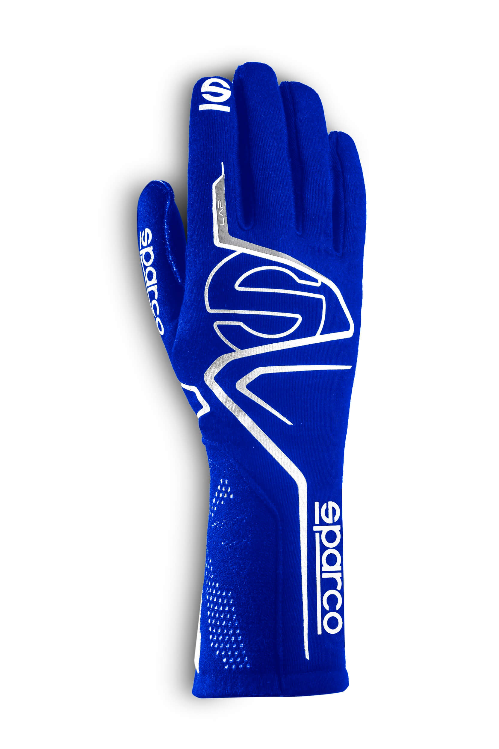 SPARCO 00131608BXBI LAP Racing gloves, FIA 8856-2018, blue/white, size 8 Photo-0 