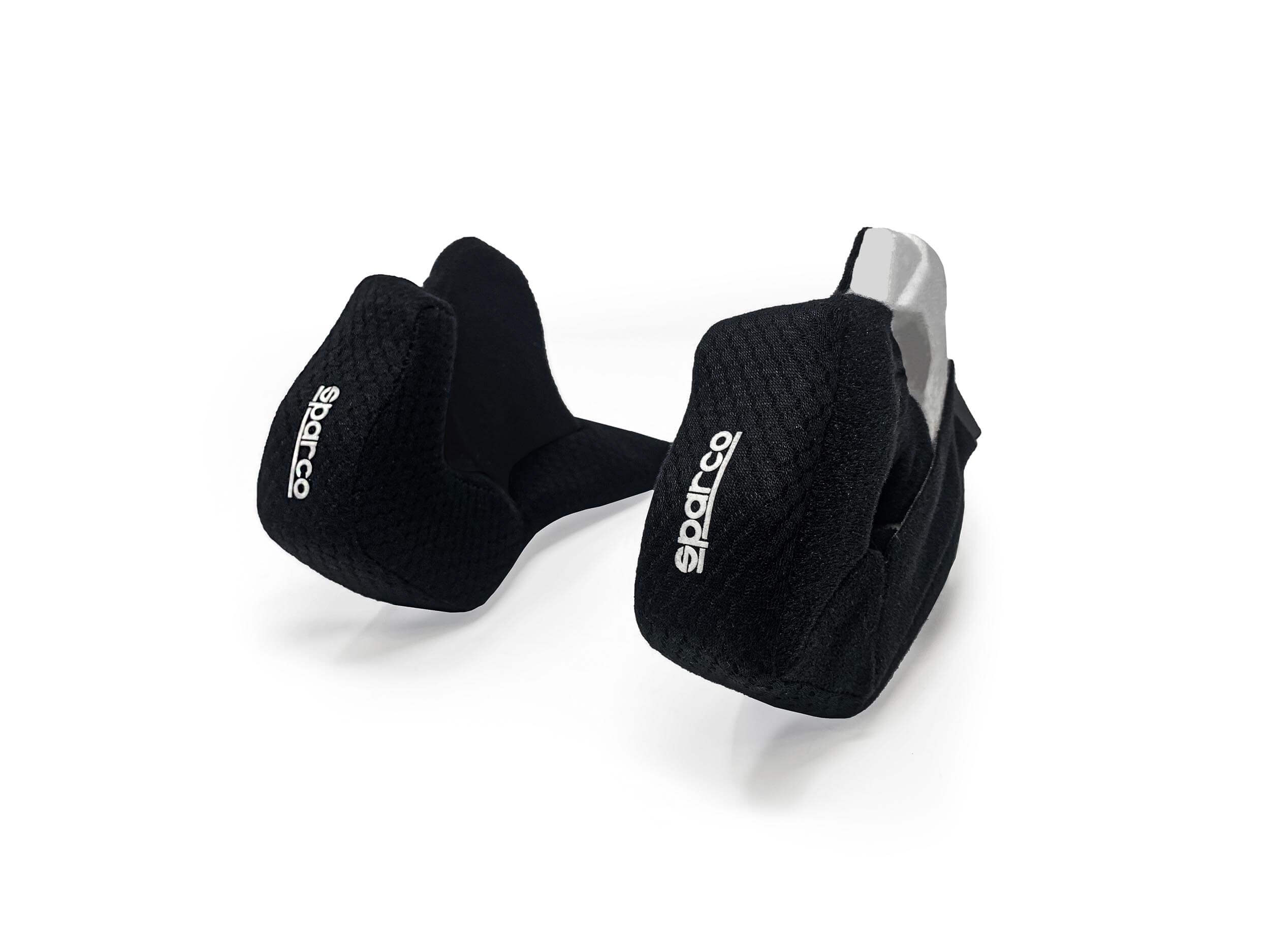 SPARCO 0032RJ02NR30 Cheek pad set for Open Face helmets, black, 30 mm Photo-0 