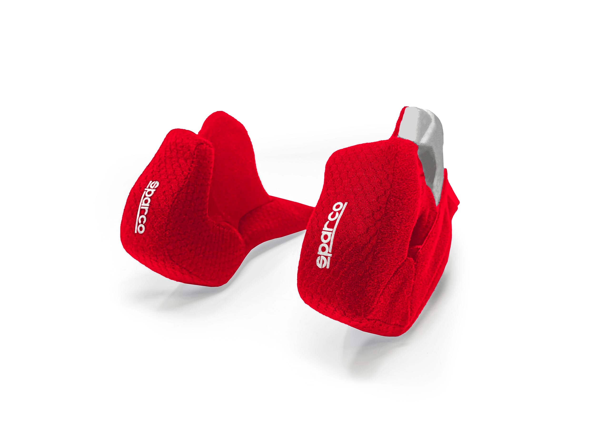 SPARCO 0032RJ02RS35 Cheek pad set for Open Face helmets, red, 35 mm Photo-0 