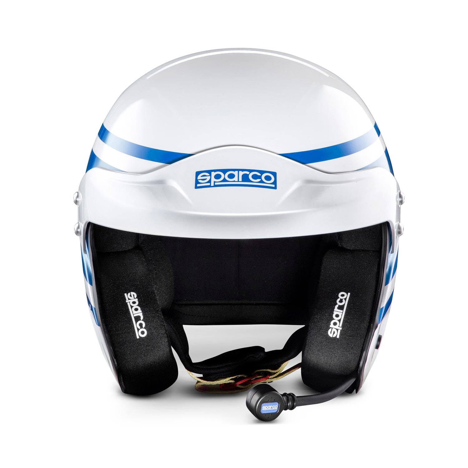 SPARCO 003369AZ5XL RJ-i 1977 Racing helmet open-face, FIA/SNELL SA2020, white/blue, size XL (61) Photo-2 