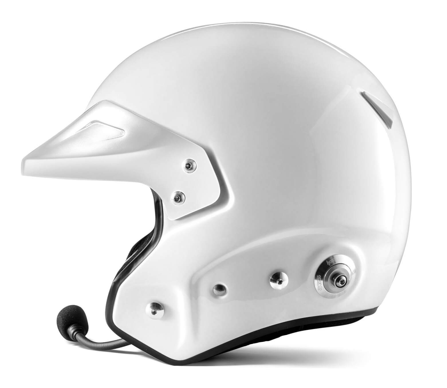 SPARCO 003369BI2M RJ-i Racing helmet open-face, FIA/SNELL SA2020, white, size M (57-58) Photo-2 