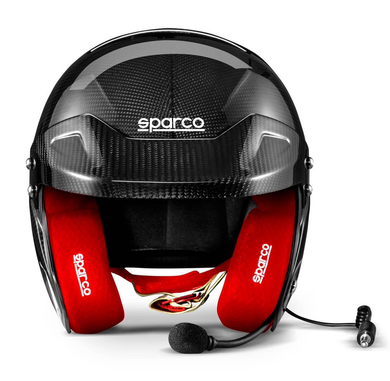 SPARCO 003371ZRS4L PRIME RJ-i Racing helmet, open-face, FIA/SNELL SA2020, carbon/red, size L (60) Photo-1 