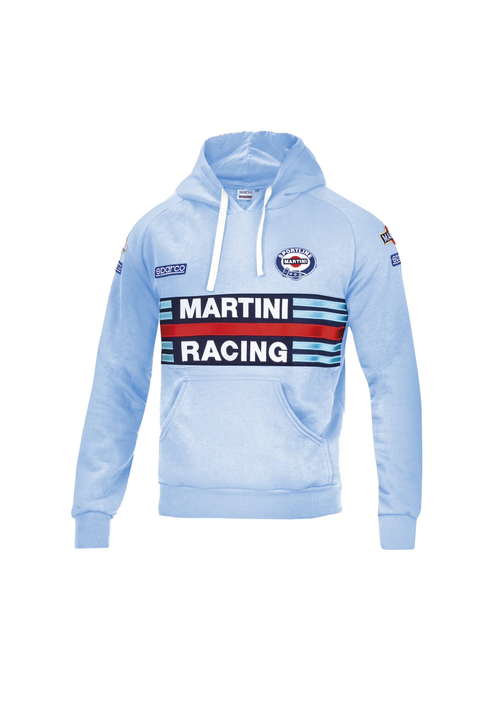 SPARCO 01279MRCE0XS HOODIE MARTINI RACING, celestial, size XS Photo-0 