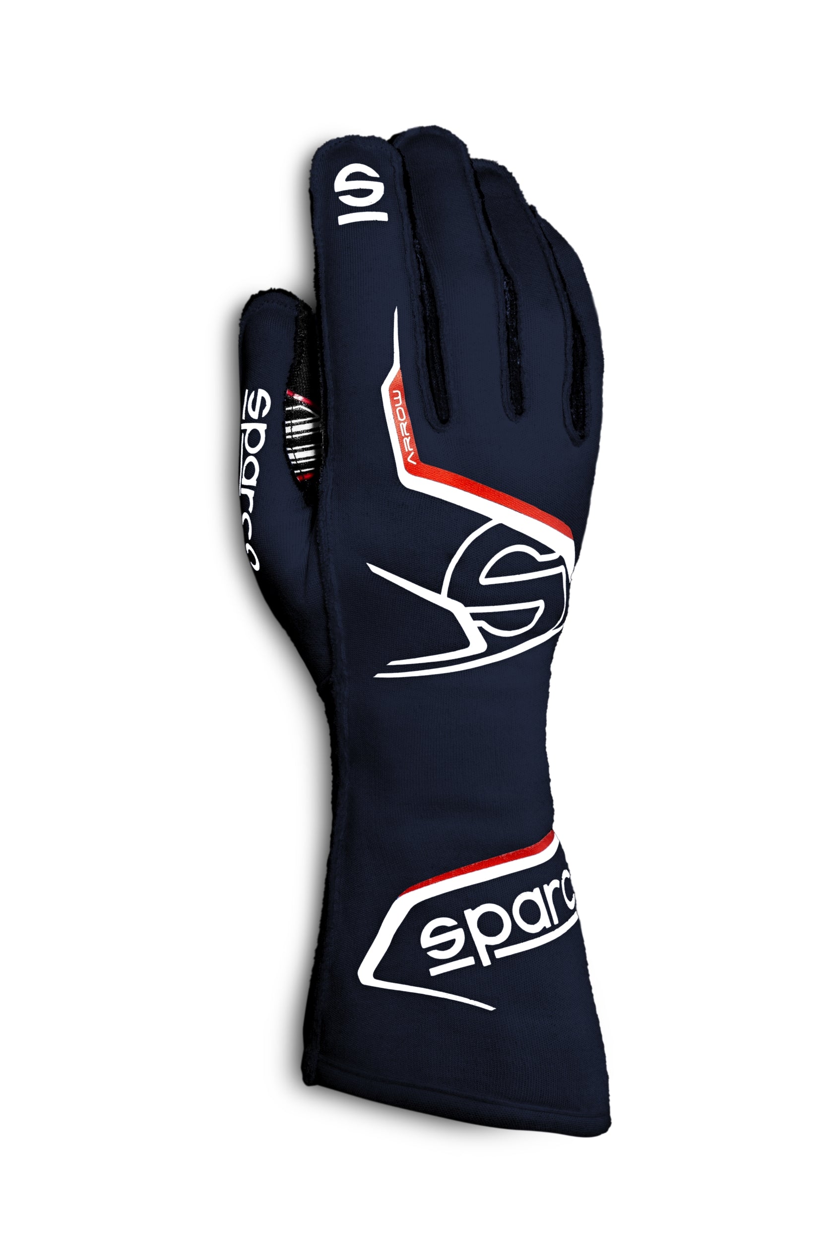 SPARCO 00131413BMRS ARROW Racing gloves, FIA 8856-2018, navy blue/red, size 13 Photo-0 