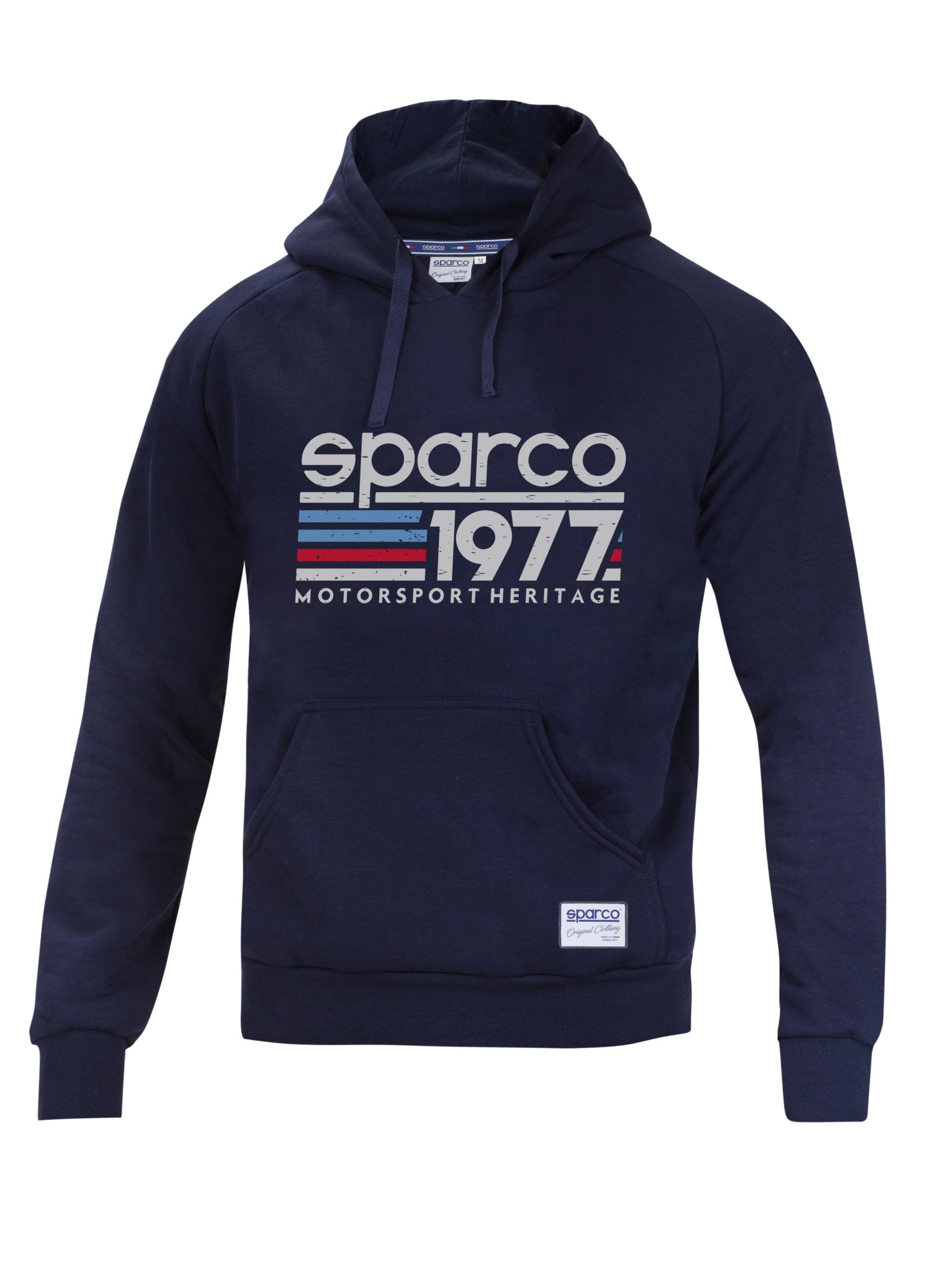 SPARCO 01320BM1S HOODIE "1977", navy blue, size S Photo-0 