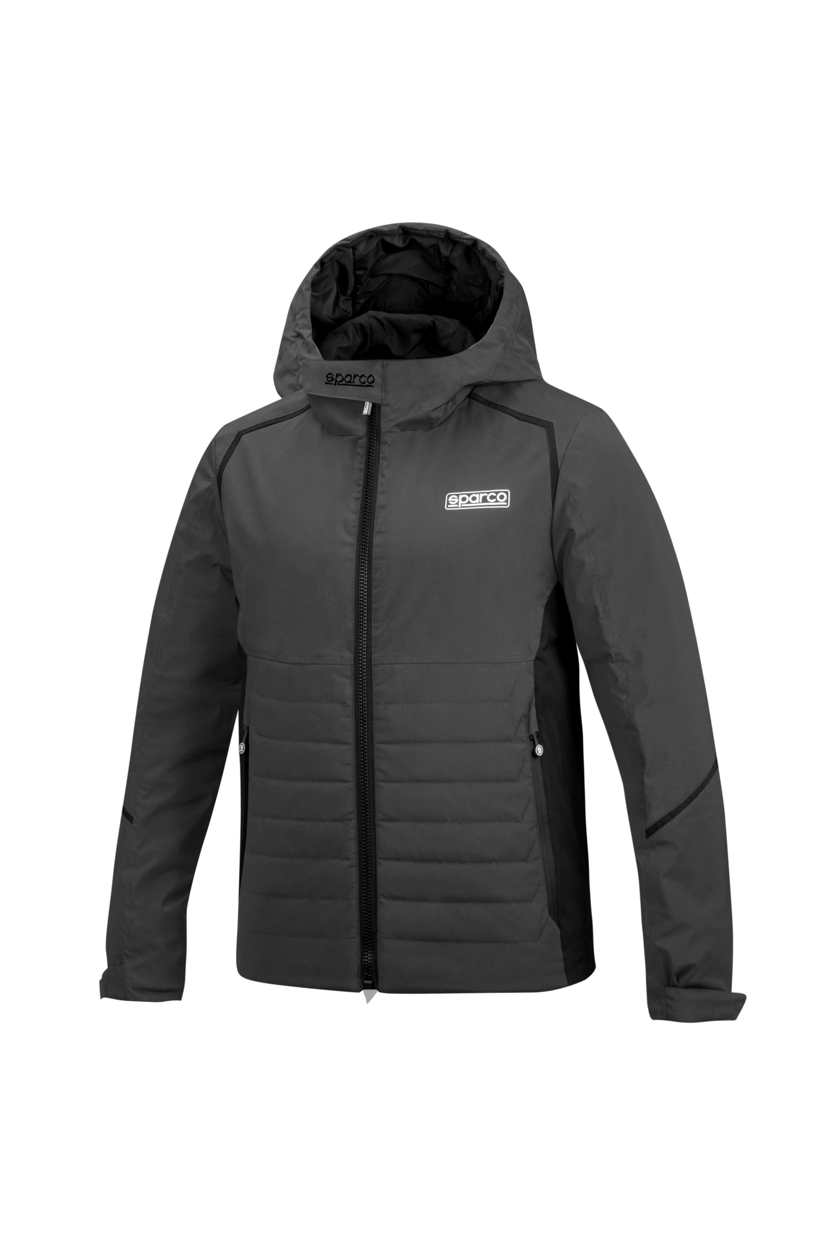 SPARCO 01361GRNR0XS WINTER JACKET, grey/black, size XS Photo-0 