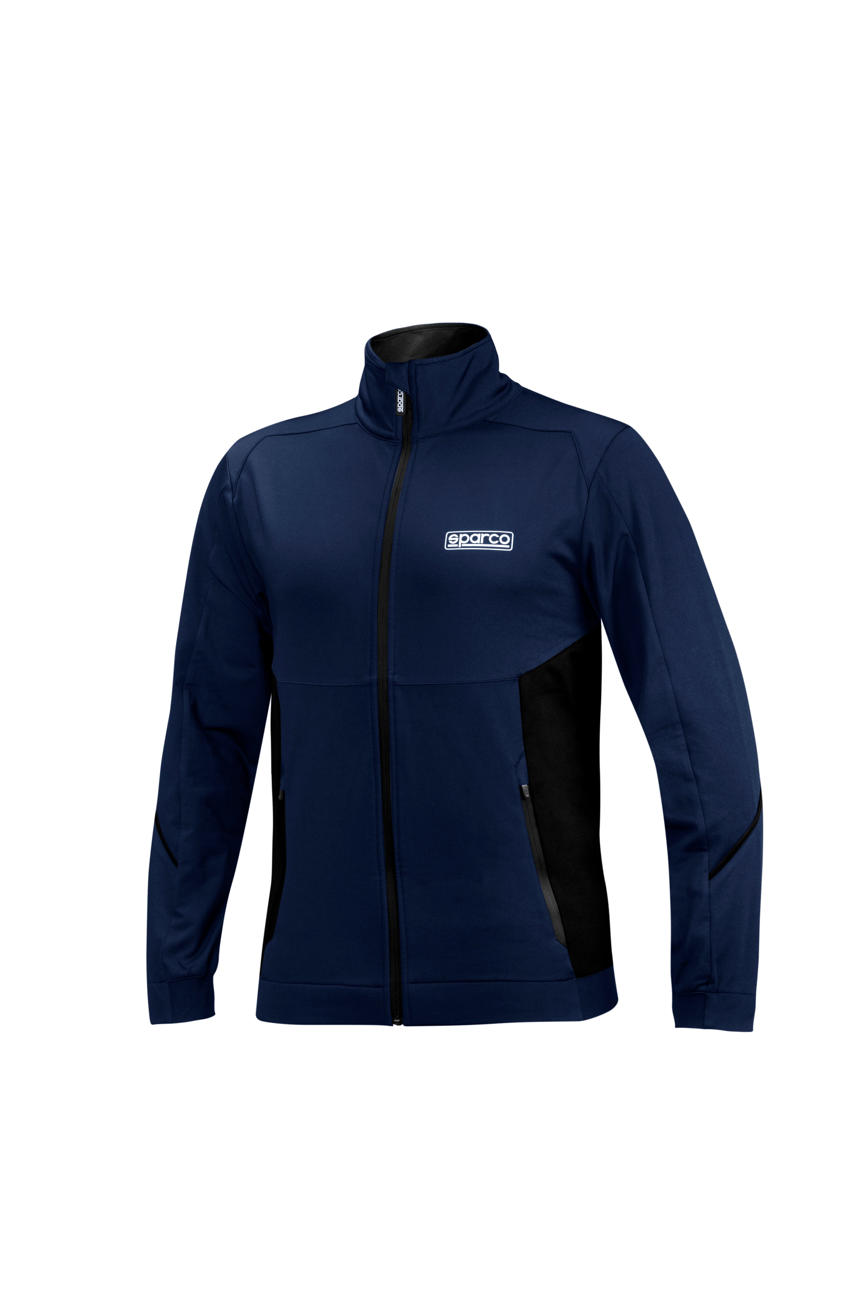 SPARCO 01366BMNR0XS FULL ZIP SWEATSHIRT, navy blue/black, size XS Photo-0 