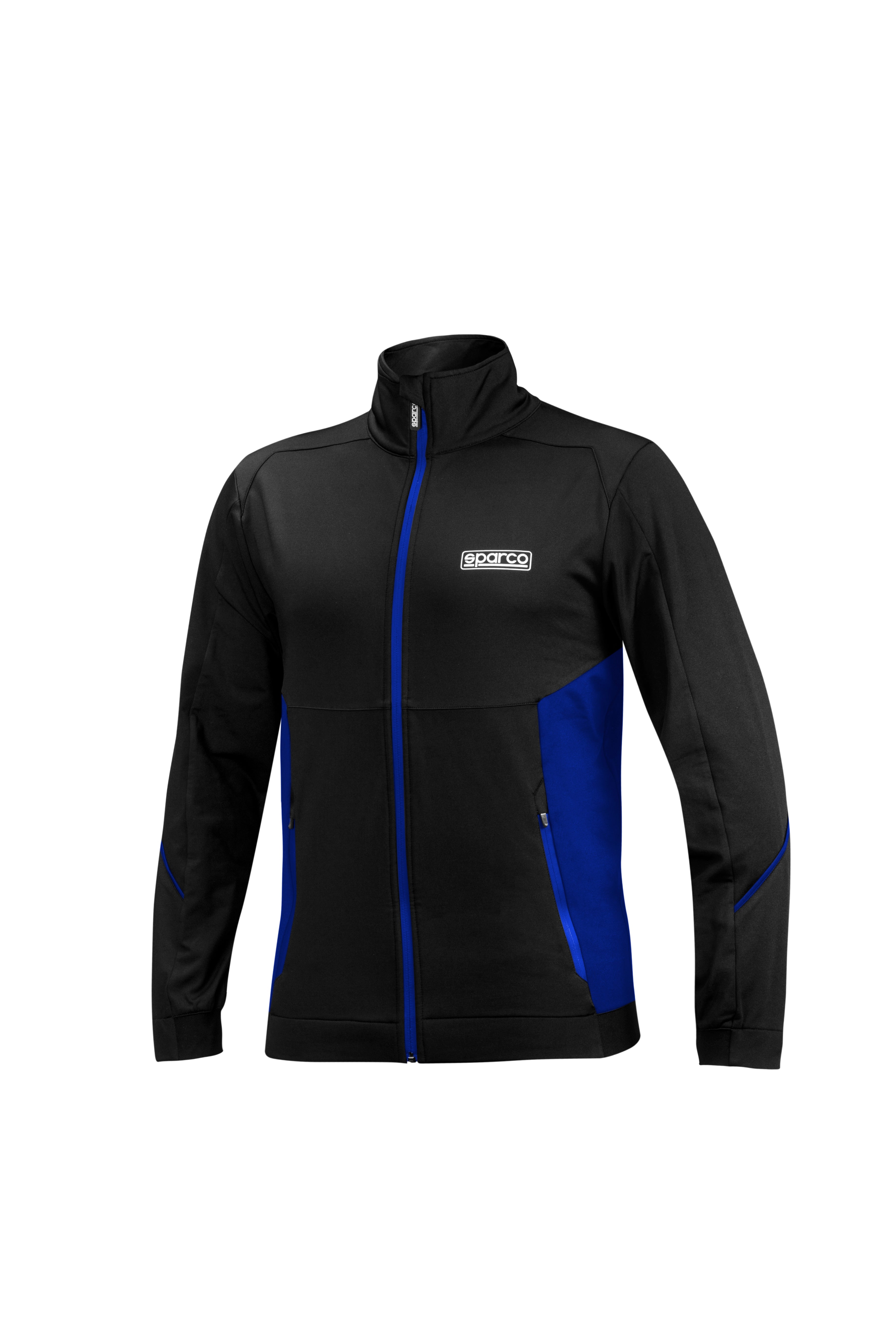 SPARCO 01366NRAZ0XS FULL ZIP SWEATSHIRT, black/blue, size XS Photo-0 