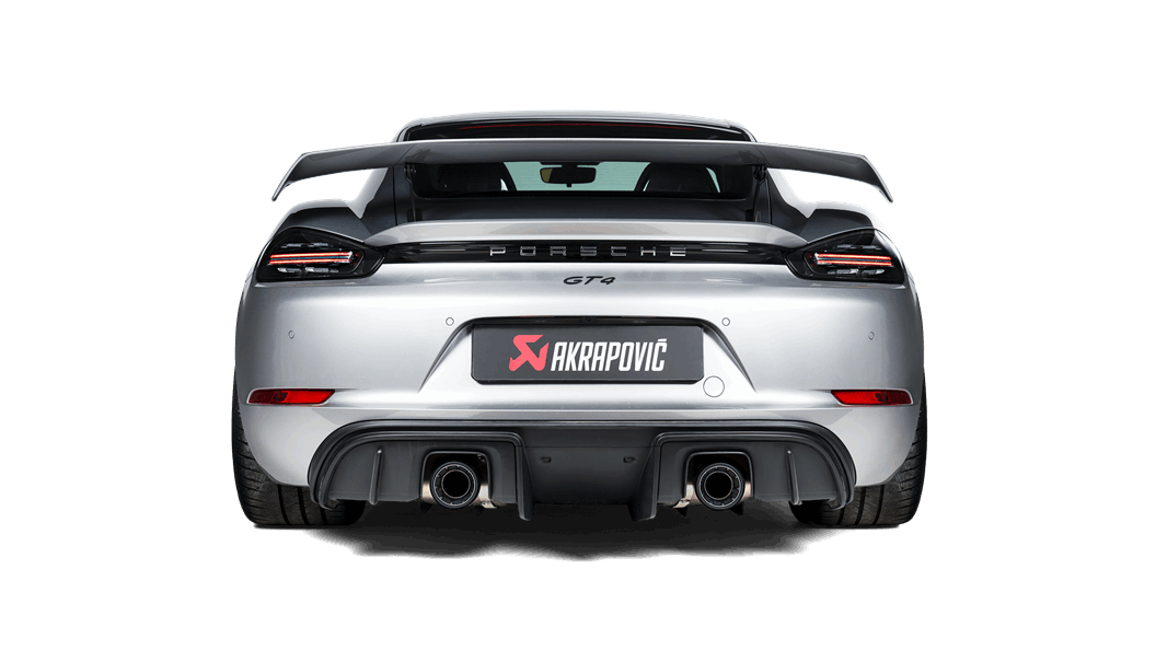 AKRAPOVIC S-PO/TI/18/1 Slip-On Race Line (Titanium) for PORSCHE 718 Cayman GTS 4.0 / Boxster GTS 4.0 2020-2024 Photo-2 
