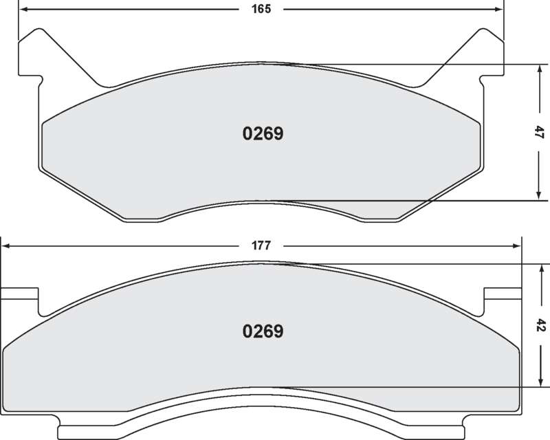 PFC 0269.22 269 CARBON METALLIC Brake pads Road Photo-0 