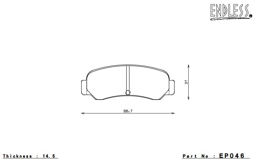 ENDLESS EP046SSY Brake pads Photo-0 