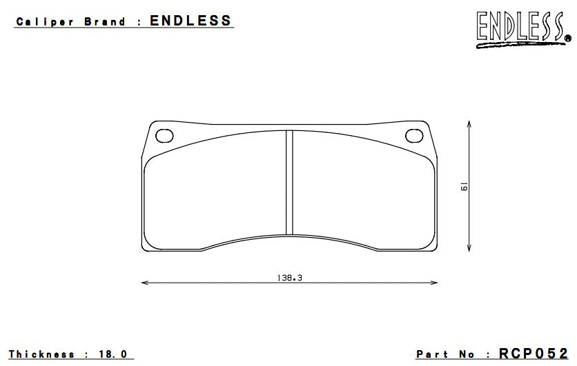 ENDLESS EP052SSY Brake pads Photo-0 