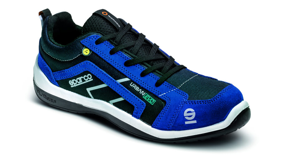 SPARCO 0751848BMAZ Mechanic shoes URBAN EVO, navy blue/blue, size 48 Photo-0 