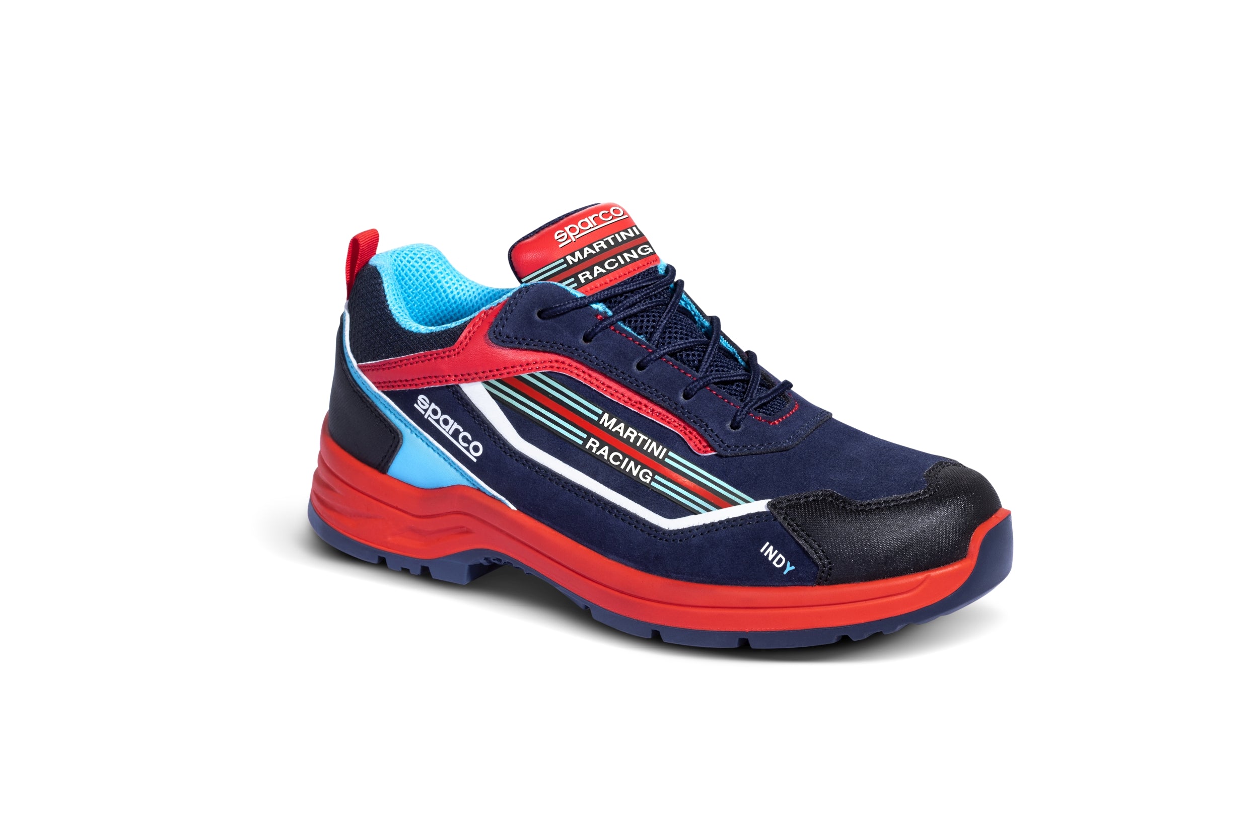 SPARCO 07537MR48BMRS Indy ESD S3 MARTINI RACING Shoes, navy blue/red, size 48 Photo-0 