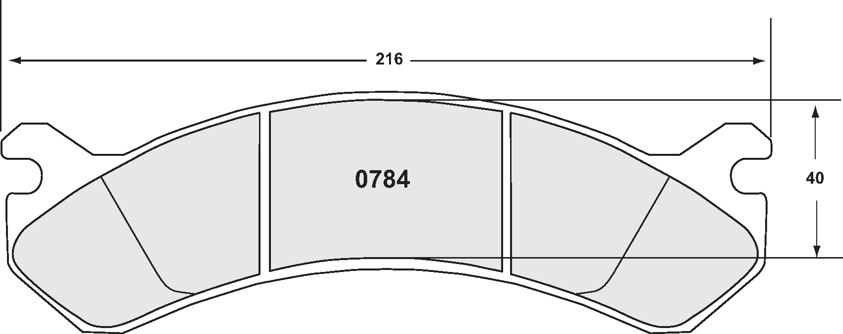 PFC 0784.20 Brake pads Z-RATED CARBON METALLIC front HUMMER H2 (03-08) Photo-0 