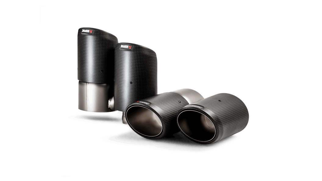 AKRAPOVIC TP-CT/53 Tail pipe set (Carbon) for PORSCHE 536 Cayenne (E3) Photo-0 