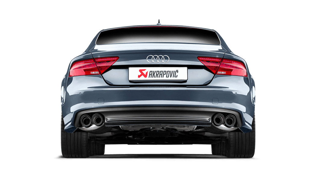 AKRAPOVIC S-AU/TI/6H Evolution Line (Titanium) AUDI S7 Sportback (C7) 2013-2017 ECE Type Approval Photo-3 