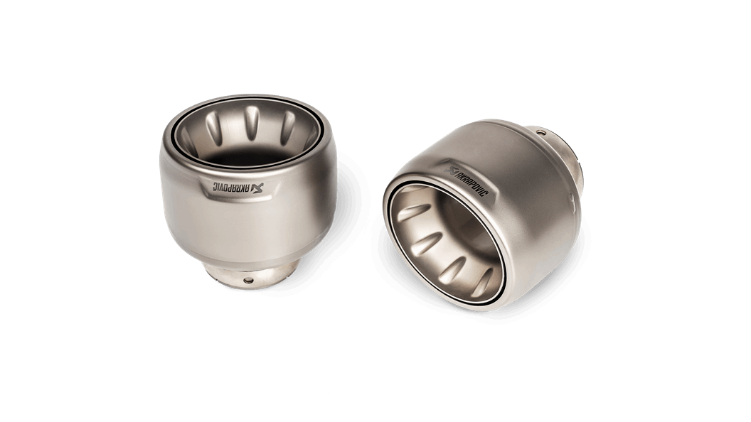 AKRAPOVIC TP-T/S/27 Tail Pipe Set (Titanium) for PORSCHE 718 Cayman GTS 4.0 / Boxster GTS 4.0 2020-2024 Photo-0 