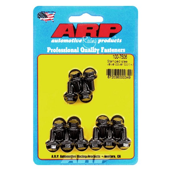 ARP 100-7506 Valve Cover Bolt Kit for Stamped steel covers. 8740. hex Photo-0 