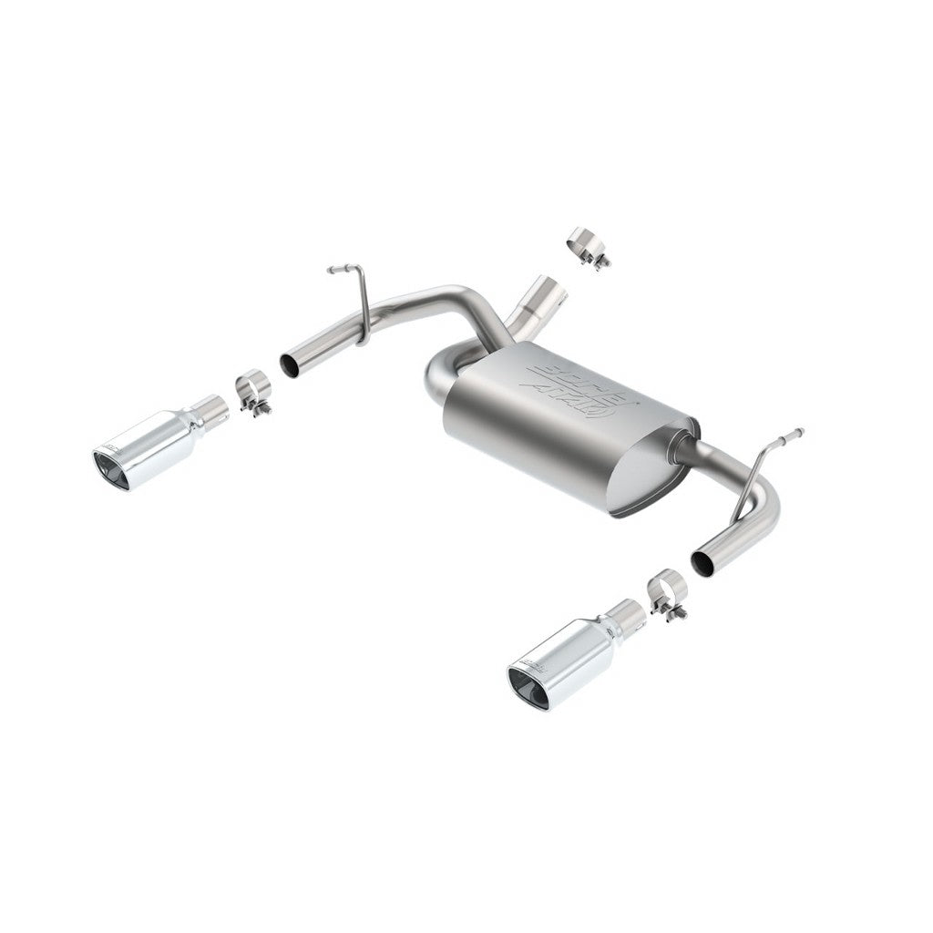 BORLA 11860 Rear Section, WRANGLER JK2 L6-3.6L AWD 2 / 4DR, Tip №41, 2012-16, sound ATAK Photo-0 