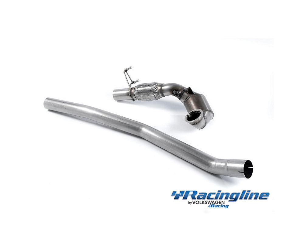 RACINGLINE VWR21G702R High-Flow Downpipe with sport cat for Golf MK7 Photo-0 
