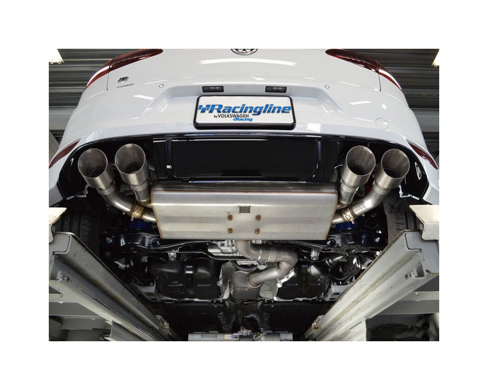 RACINGLINE VWR21G70RNVRES Catback Exhaust System for Golf MK7 GTI (non-resonated, no valves) Photo-0 