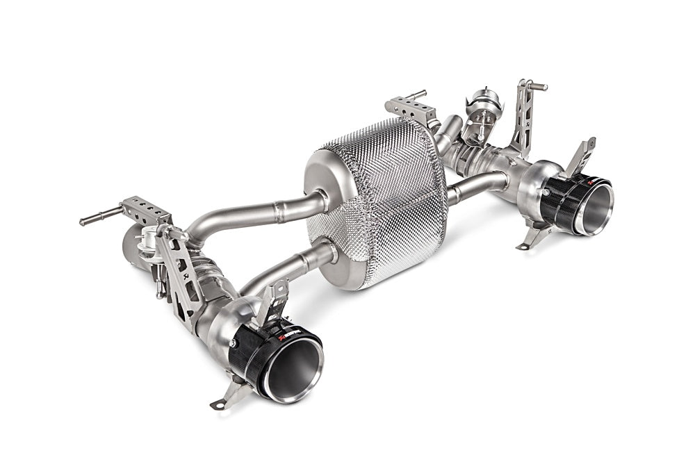 AKRAPOVIC MTP-FE488H Slip-On Line (Titanium) FERRARI 488 GTB/488 Spider 2016-2019 ECE Type Approval Photo-0 