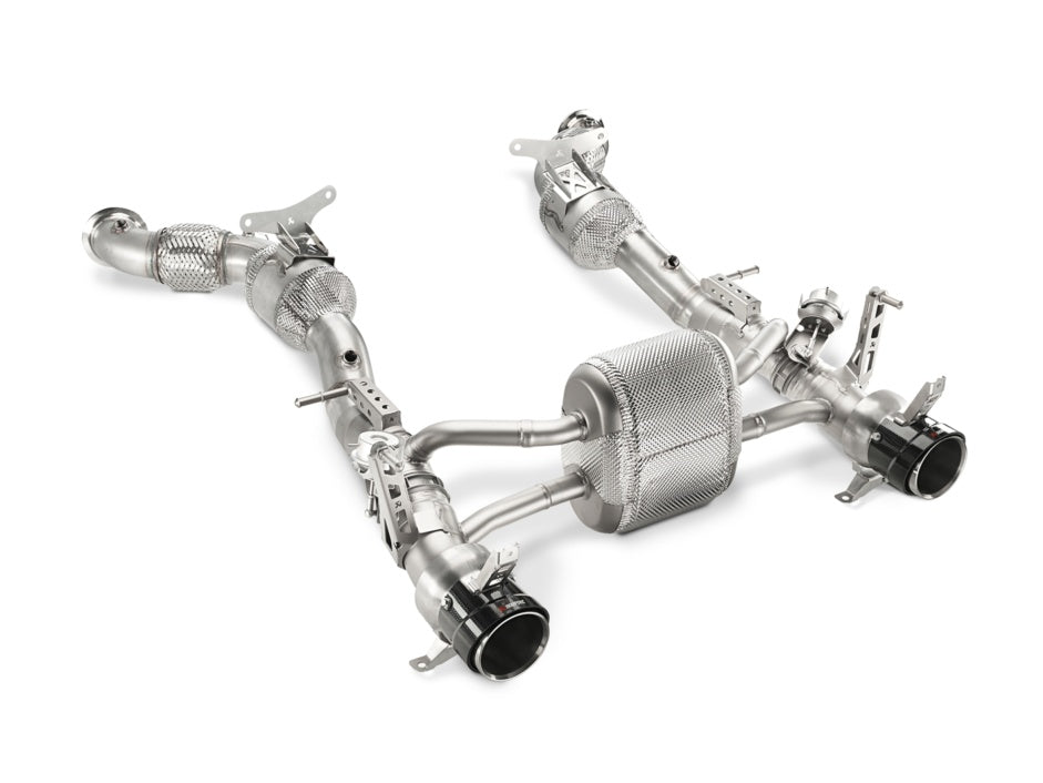 AKRAPOVIC MTP-FE488H Slip-On Line (Titanium) FERRARI 488 GTB/488 Spider 2016-2019 ECE Type Approval Photo-3 