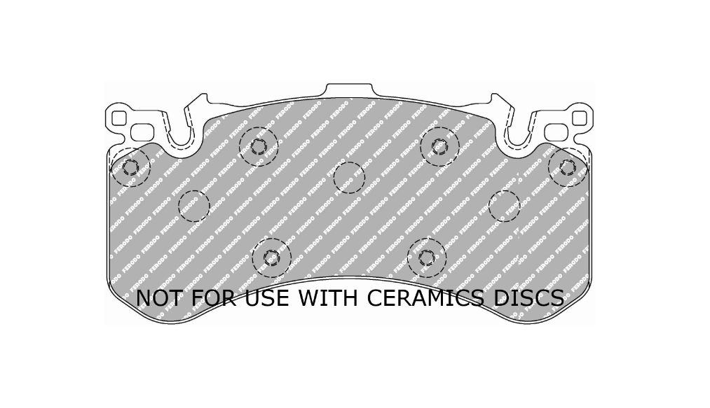 FERODO FCP4468H Front Brake Pads DS2500 for AUDI S6 (C7) Photo-0 