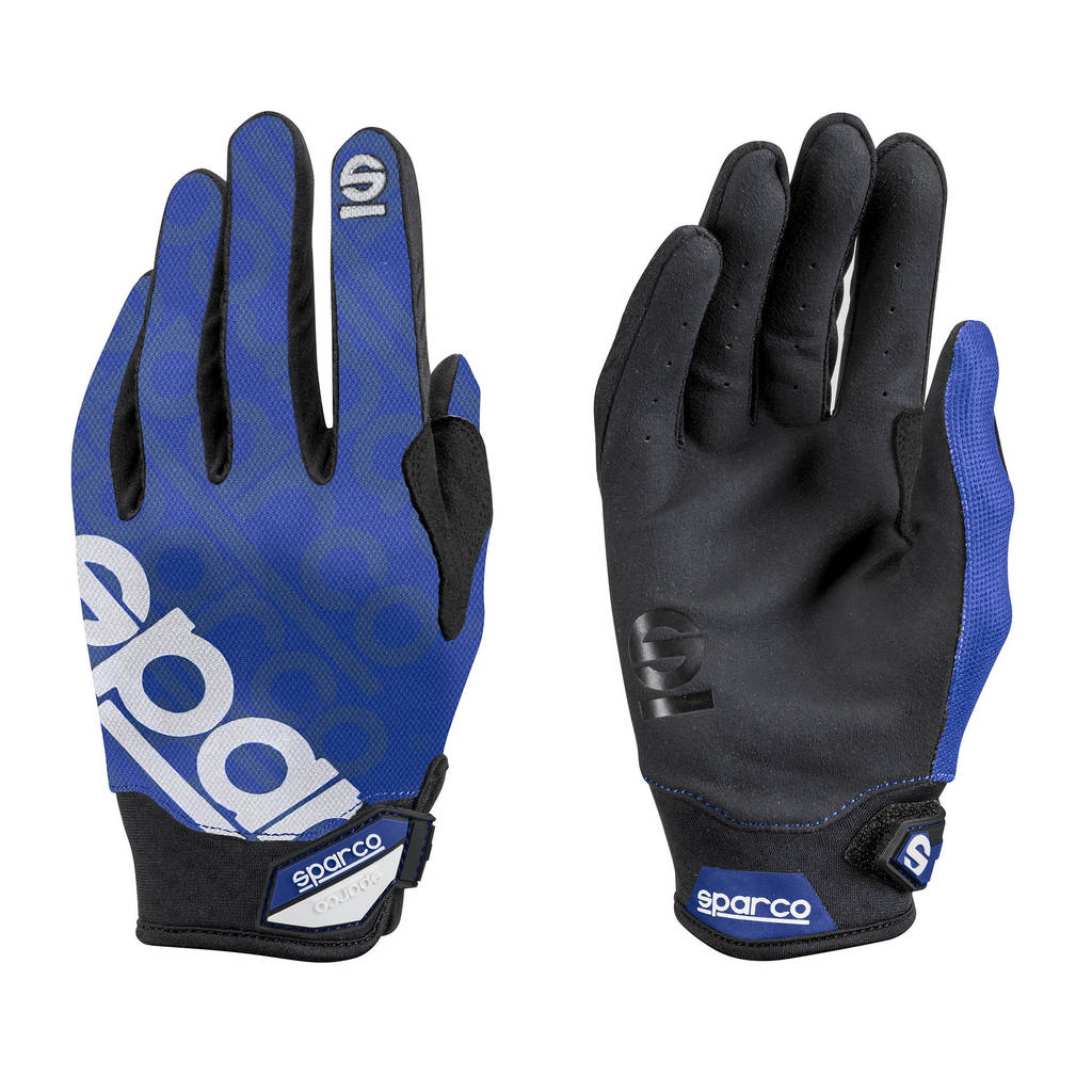 SPARCO 002093AZ4XL Meca-3 Mechanics Gloves, blue, size XL Photo-1 