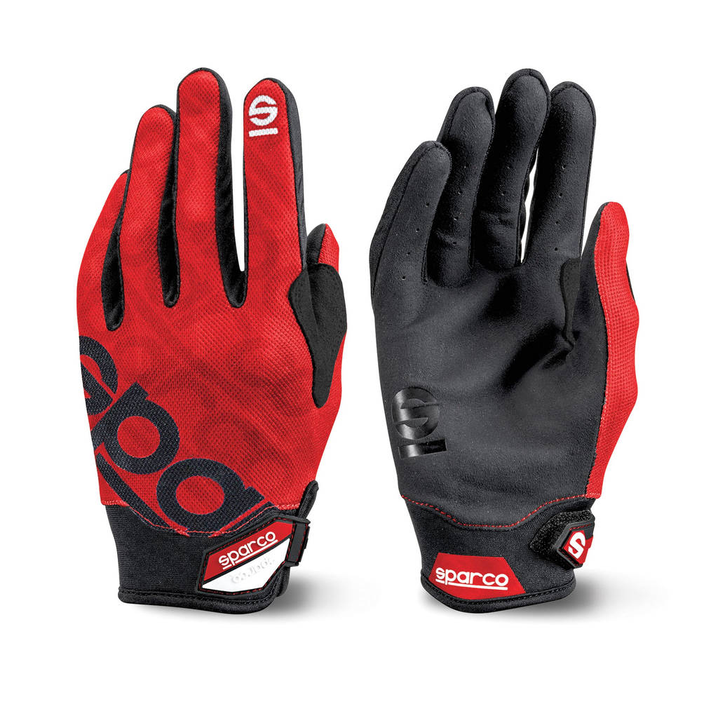 SPARCO 002093RS1S Mechanics Gloves Meca-3, Red, Size S Photo-1 