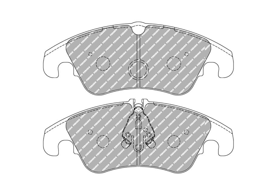 FERODO FDS4044 Front Brake Pads DS Performance for AUDI RS5 (8T) Photo-0 