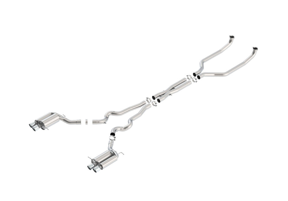 BORLA 140582 Cat Back Exhaust System, M5 (F06) V8-4.4L (twin-turbo), 2012-16, sound S-Type Photo-0 