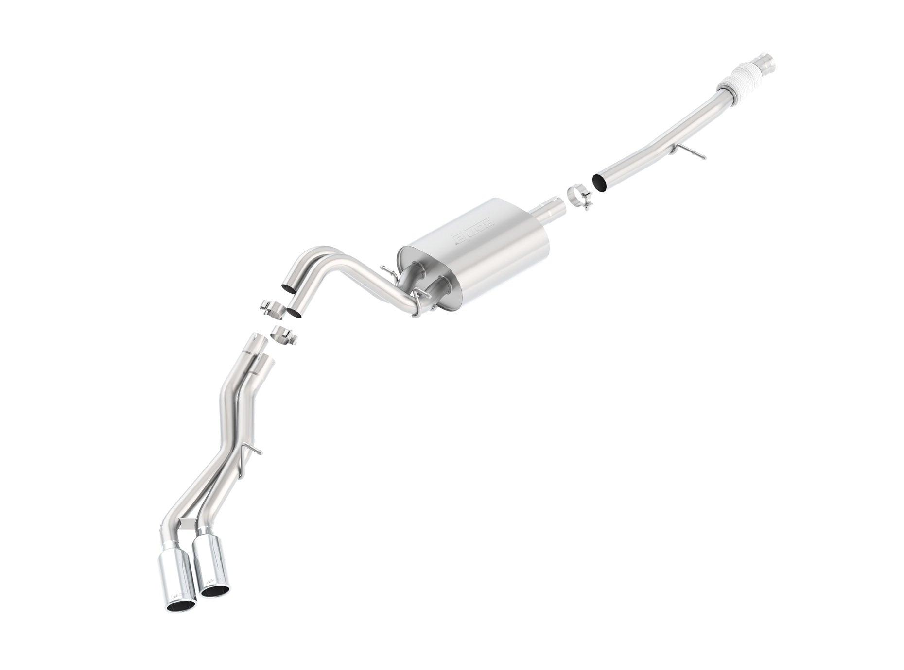 BORLA 140558 Cat Back Exhaust System, Suburban V8-5.3L, 2015-16, sound Touring Photo-0 