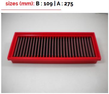 BMC FB809/20 109X275 PANEL AIR FILTER Photo-0 