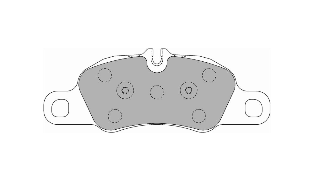 FERODO FCP4805W Front Brake Pads DS1.11 for PORSCHE 718 Cayman 2.5 GTS / S 2.5 (982) / 911 Carrera (991 / 997) Photo-0 