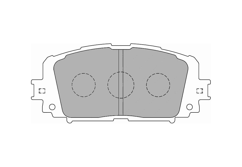 FERODO FCP4081H FCP4081H DS2500 Brake pads CITROEN DS3 / PEUGEOT 208 R2 Rally (FRONT / REAR) Photo-0 