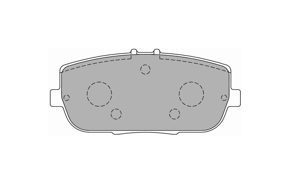 FERODO FCP1894H Rear Brake Pads DS2500 for MAZDA MX-5 (NC / ND) Photo-0 