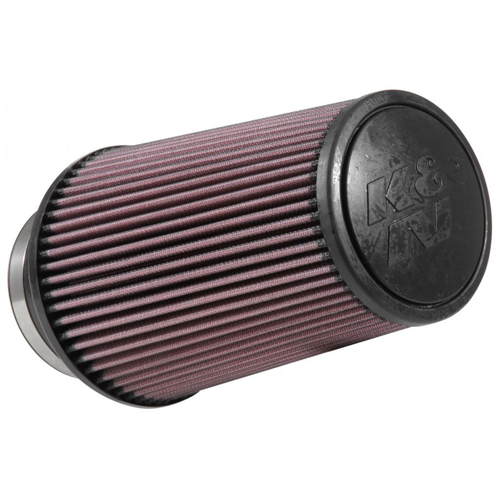 K&N RE-0870 Clamp-On Air Filter 4"FLG, 6"OD-B, 4-5/8"OD-T, 9"H Universal Photo-0 
