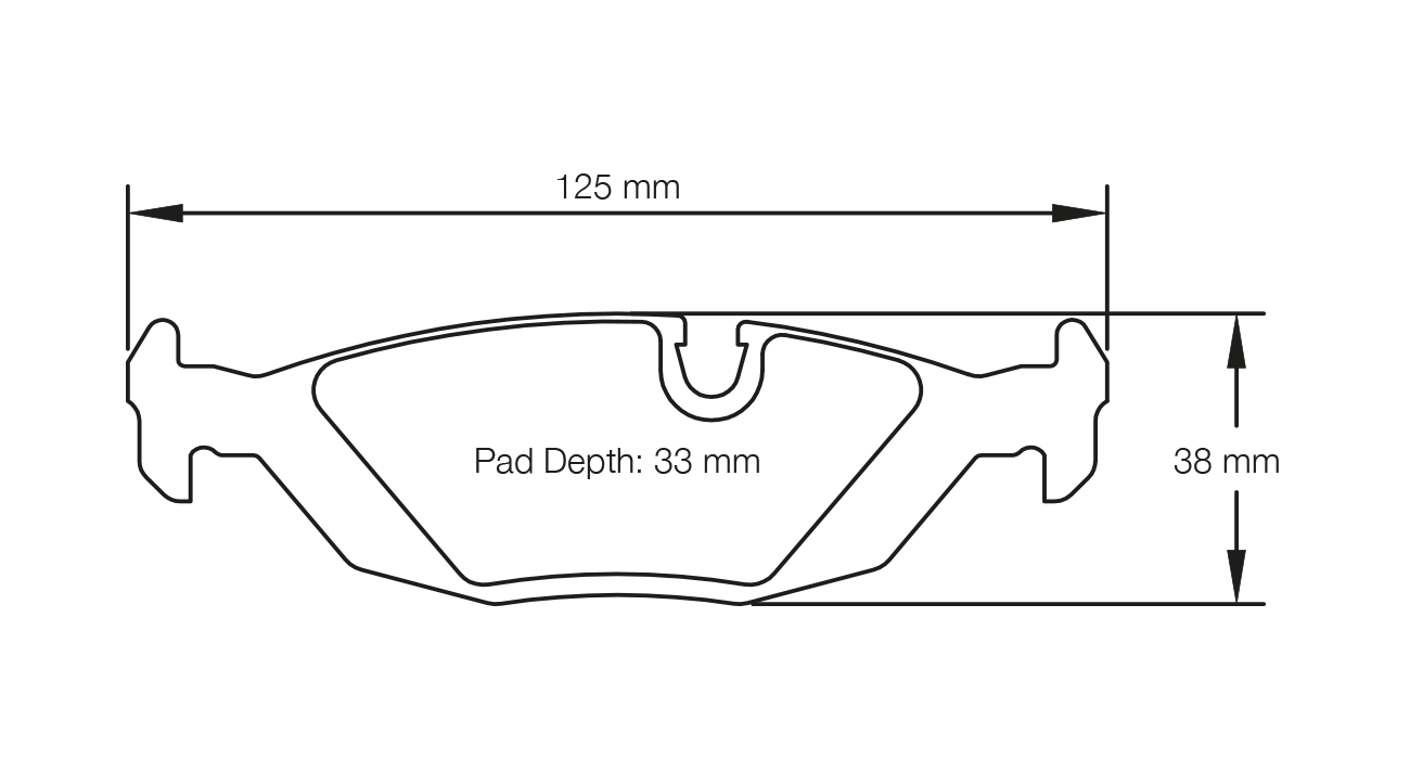 PAGID 1141-RSL19 Rear brake pads RSL19 BMW 318is - 325i [E30] Photo-0 