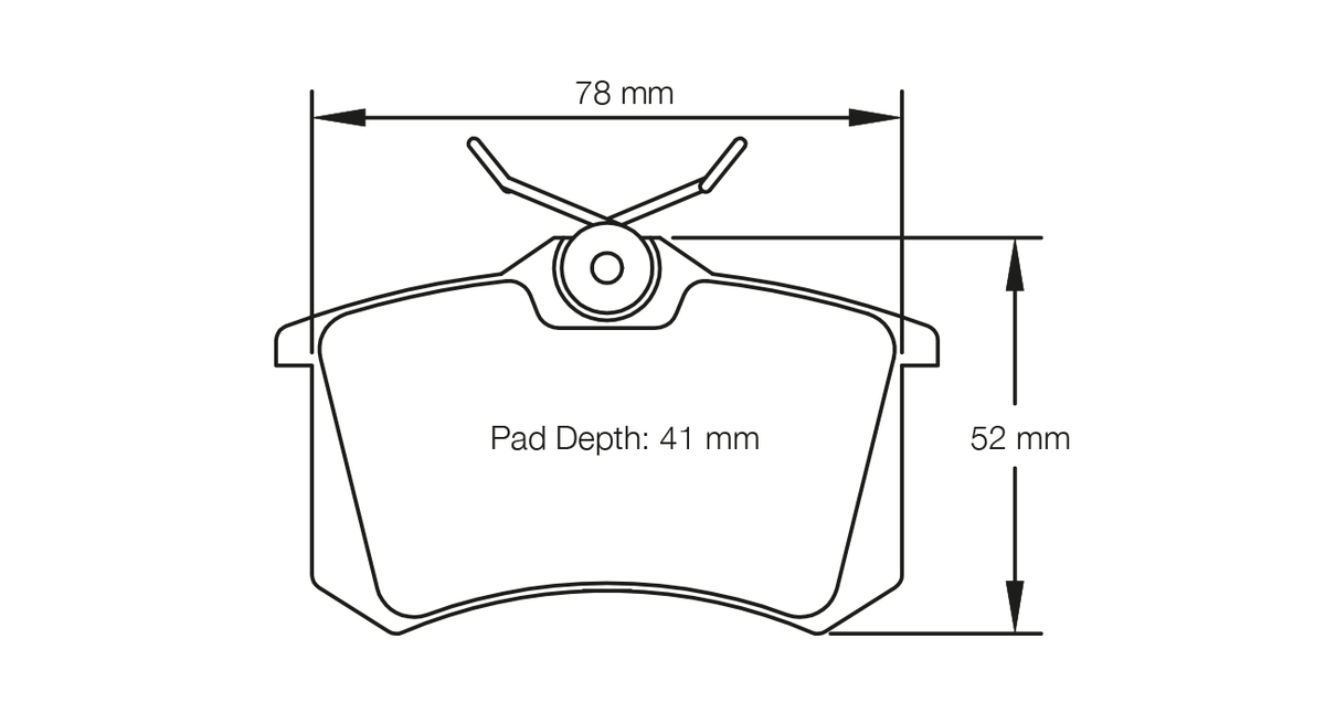 PAGID 1158-RS42 Rear Brake Pads for VW Polo (MK5) 2.0R WRC (street car) Photo-0 
