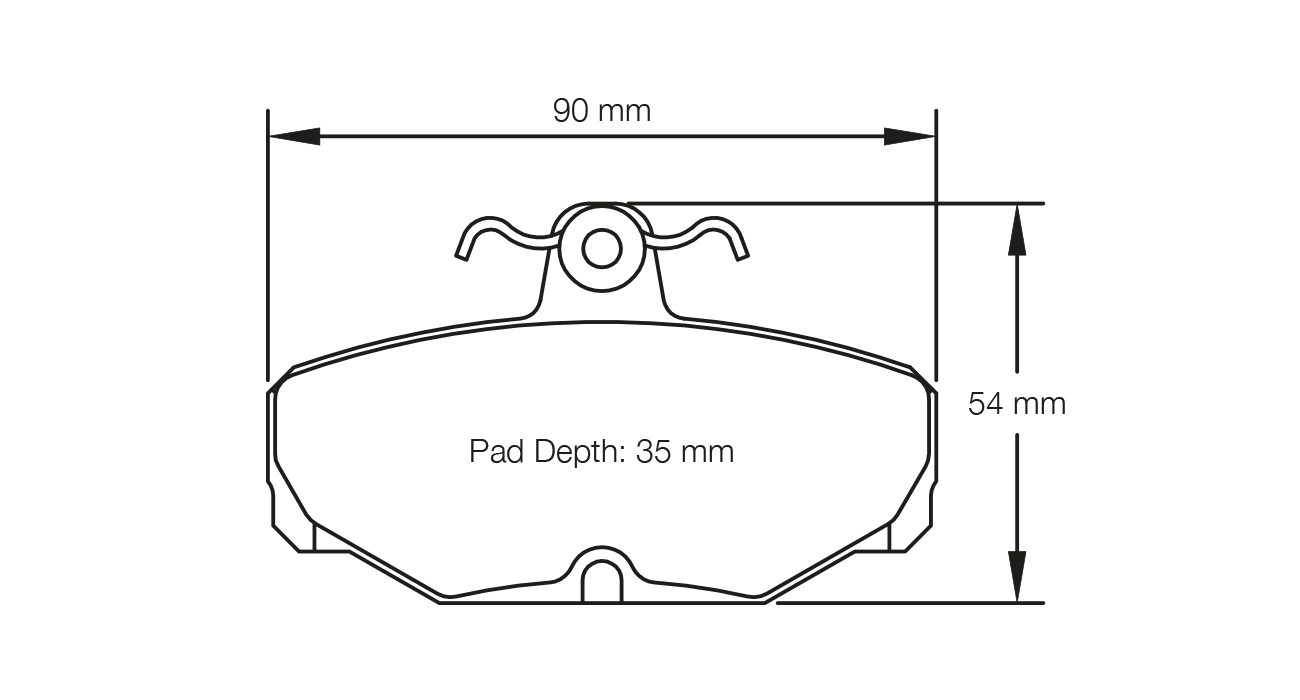 PAGID 1163-RS14 Rear brake pads RS14 Caterham Seven Range Photo-0 