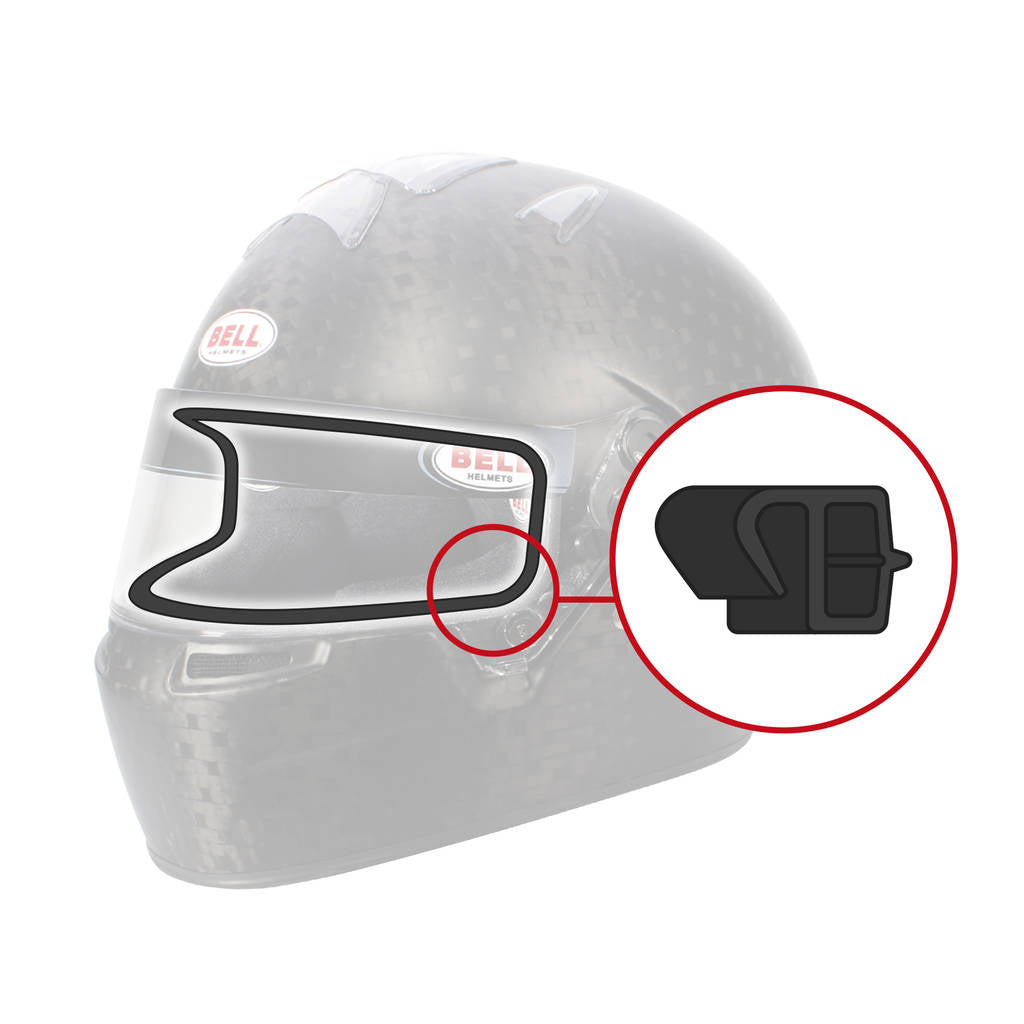 BELL 2090011 Rubber profile kit - visor eyeport edge, 77 cm lenth, black Photo-0 