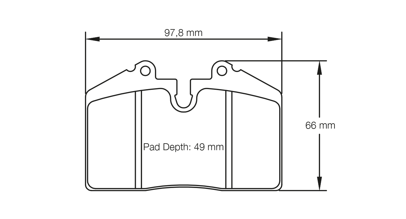 PAGID 1203-RST3 Brake pads RST3 ALCON P type [4436] Photo-0 