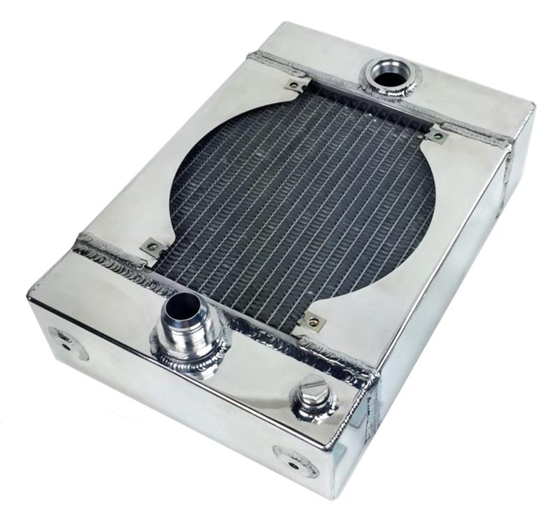 CSF 7065 Speciality Cooling UNIVERSAL Drag Race/Tuck Radiator -10.5H" x 10L" x 3.6W" (5.65" w/fan) Photo-0 
