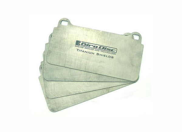 GIRODISC TS-1300-4 Titanium shields for PORSCHE 997 GT3 rear Photo-0 