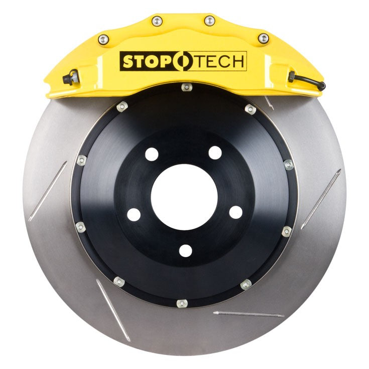 STOPTECH 83.114.6800.81 BBK 2PC ROTOR, FRONT SLOTTED 380X32/ST60 YELLOW AUDI S5 '08+FR Photo-0 