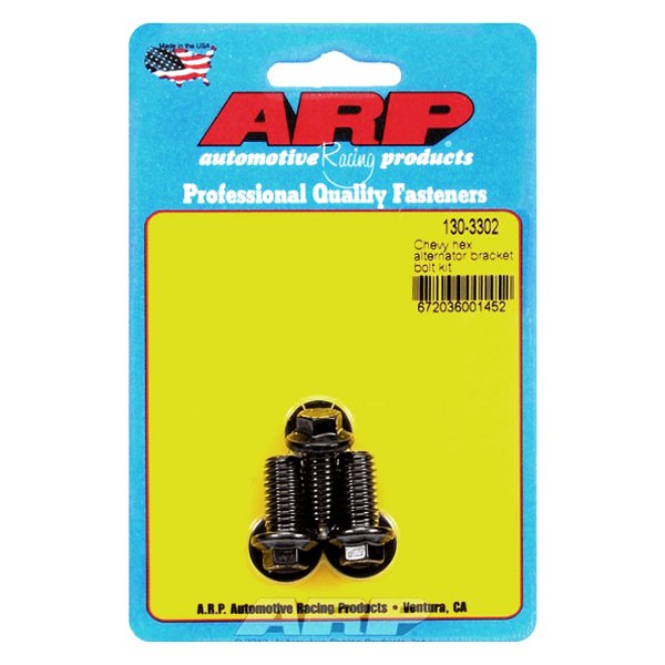 ARP 130-3302 Alternator Bolt Kit for CHEVY hex Photo-0 