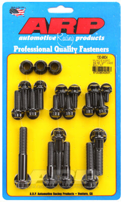 ARP 130-9804 Transmission Case Bolt Kit for Muncie 4-speed. '63-'68. black oxide 8740. 12pt Photo-0 