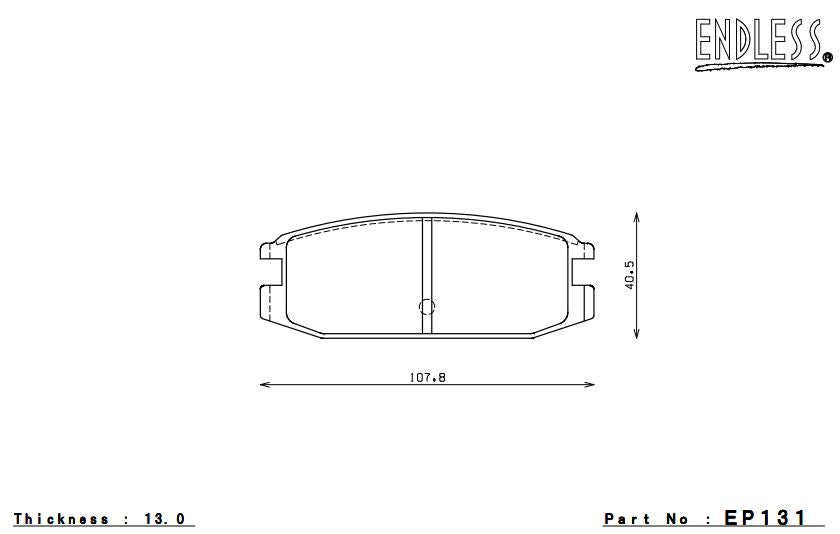 ENDLESS EP131SSY Brake pads Photo-0 